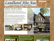 Tablet Screenshot of landhotel-alteaue.de